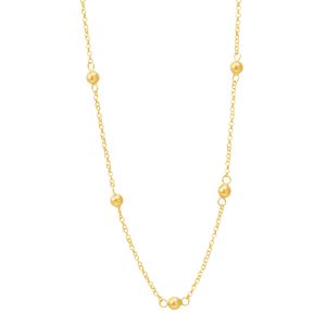 Colar em Ouro 18k com Bolinhas 3 MM - AU7911