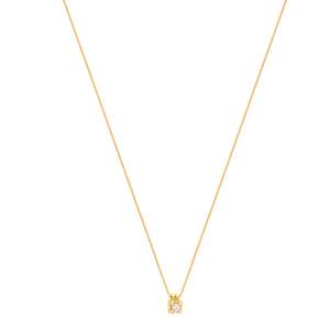 Gargantilha em Ouro 18k Cartier Ponto de Luz com Zircônia - AU7976