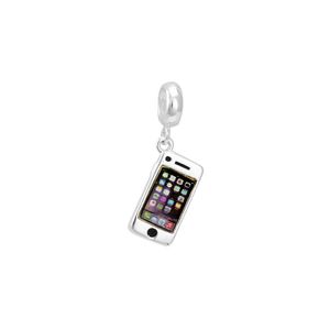 Berloque Moments em Prata 925 Iphone Esmaltado - PL9027