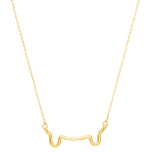 Gargantilha em Ouro 18k com Suporte Divisor de Pingentes - AU7984