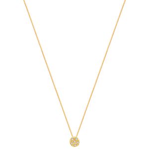 Gargantilha em Ouro 18K Pavê Redondo com Zircônias - AU8014