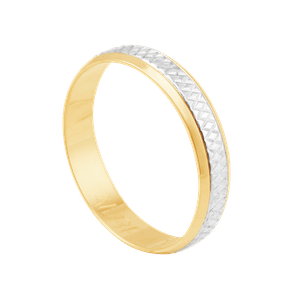 Alianças Bodas de Prata em Ouro 18K Feminina - AU8103