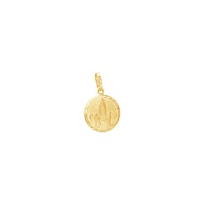 Pingente em Ouro 18k Nossa Senhora de Fátima - AU8204