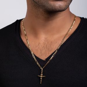 Corrente em Ouro 18K Elos 3X1 60CM - AU5610