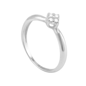 Anel em Prata 925 Losango com Micro Zircônia - AN0138
