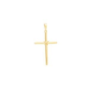 Pingente em Ouro 18K Crucifixo com Nó - AU8273