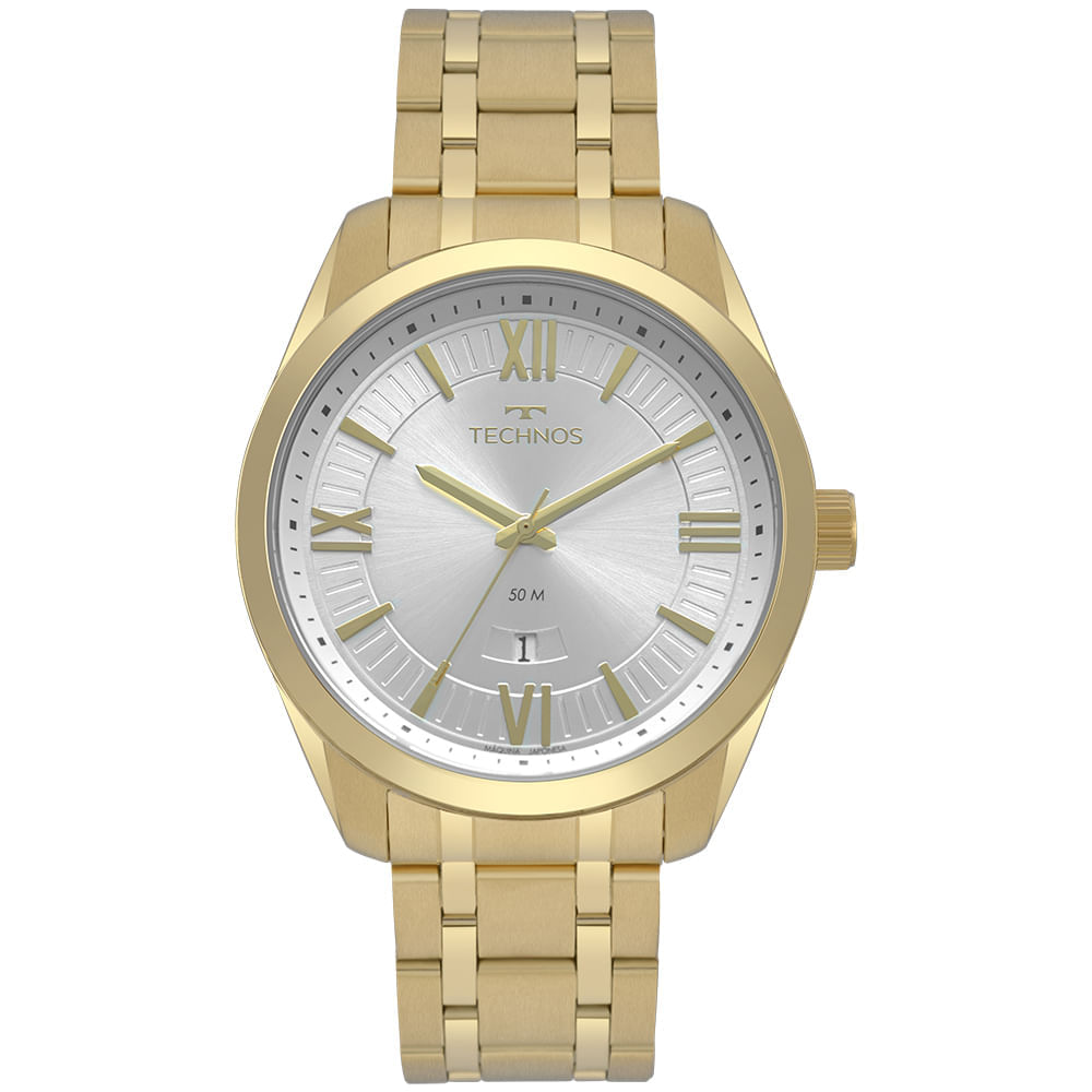 Relógio Technos Masculino Steel Dourado - 2115MSN/4X - Bruna