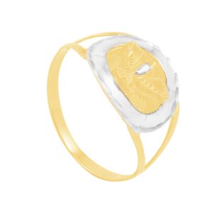 Anel em Ouro 18K com Divino Bicolor - AU4254