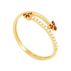 Anel em Ouro 18K com Safiras e Diamantes - AU2413