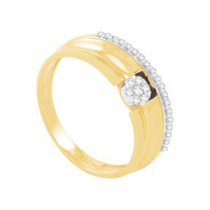 Anel em Ouro 18K com Diamantes - AU2415