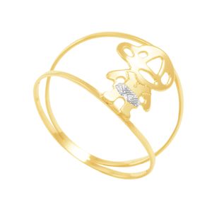 Anel em Ouro 18K Menino Vazado - AU3508