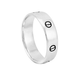 Anel em Prata 925 Masculino Estilo Cartier Love - PL9865