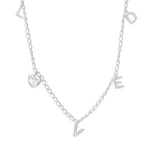 Colar Chocker em Prata 925 Loved com Zircônia - PL9947