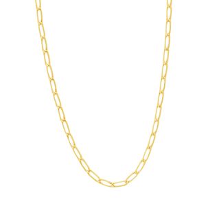 Corrente em Ouro 18k Elos Longos 60 cm - AU8355