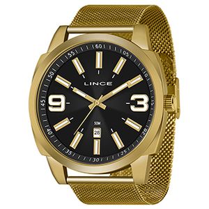 Relógio Lince Masculino Dourado - MRG4683L P2KX