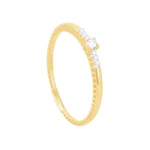 Anel em Ouro 18k Solitário com Diamante - AU8600