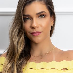 Colar em Ouro 18k com Bolinhas 3 MM - AU7911