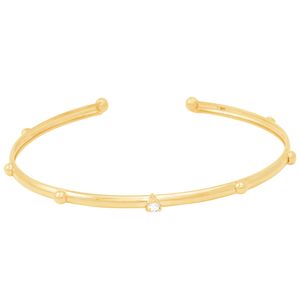 Bracelete em Ouro 18K Bolinhas e Diamante - AU8628