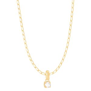 Gargantilha em Ouro 18K Zircônia 2,5 mm - AU8658