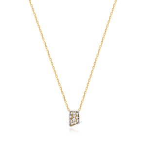 Gargantilha em Ouro 18k com Diamantes - AU10069