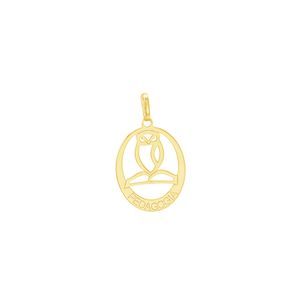 Pingente em Ouro 18k Formatura Pedagogia - AU10168