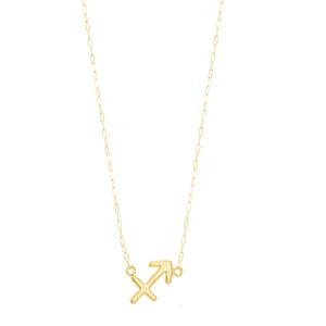 Gargantilha em Ouro 18k Coleção Zodíaco - Sagitário - AU10137