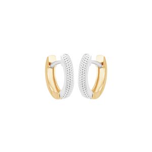 Brinco Argola em Ouro 18K Bicolor - AU10190