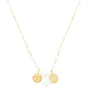 Colar em Ouro 18k Pérolas e Divino - AU10170