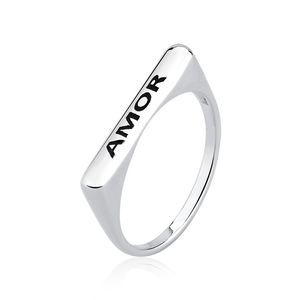 Anel em Prata 925 Amor - PL12840