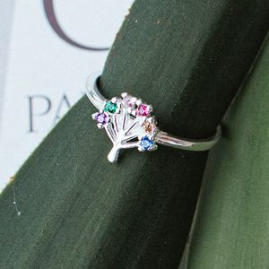 Anel em Prata 925 Árvore da Vida Colorful - PL12902