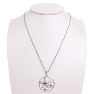 Colar em Prata 925 Mandala Estrela do Mar - PL14133