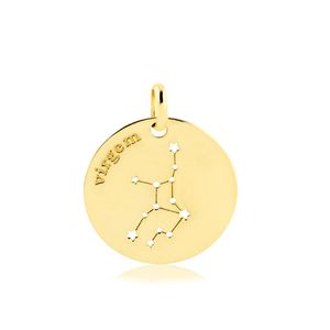 Pingente em Ouro 18K Constelação Virgem - AU10408