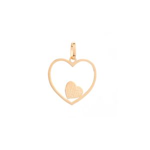 Pingente em Ouro 18K Corações - AU10680