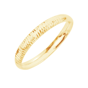Anel Aparador em Ouro 18K Texturizado - AU10681