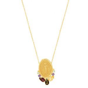 Gargantilha em Ouro 18K N. Sra. das Graças - AU6585