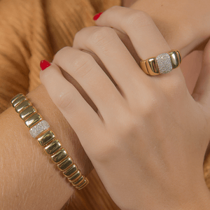 Pulseira em Ouro 18K Coleção Malta - AU10746