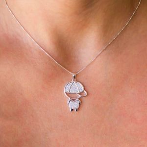 Pingente em Prata 925 Menino - PL15788