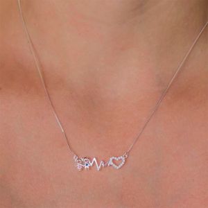 Colar em Prata 925 Batimento Menino e Menina - PL15800