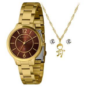 Kit Relógio Feminino Lince Urban - LRG4748L38 K02HM2KX