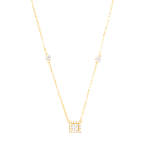 Gargantilha em Ouro 18K com Diamantes - AU11196