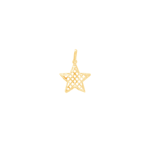 Pingente em Ouro 18K Estrela Vazada - AU11370