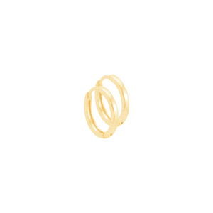 Brinco em Ouro 18K Argolinha - AU11473