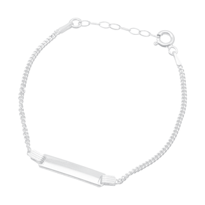 Pulseira Infantil em Prata 925 Placa - PL16960