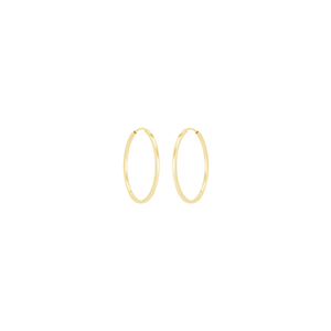 Argola Ouro 18K Fio Quadrado 2,6CM - AU11522