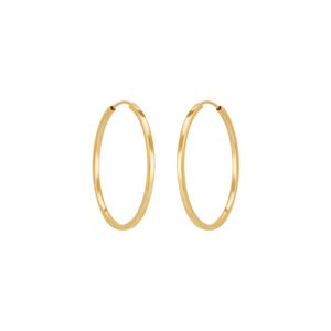 Argola Ouro 18K Fio Quadrado 4CM - AU11519