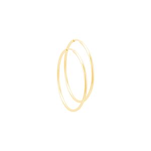 Argola Ouro 18K Abaulada 2,7CM - AU11529