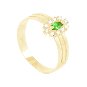 Anel de Formatura em Ouro 18K - AU4318
