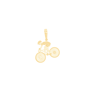 Pingente em Ouro 18K Ciclista - AU11634