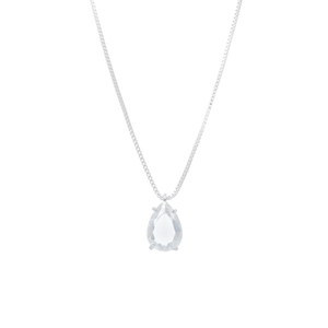 Colar em Prata 925 Gota Zircônia - PL17710