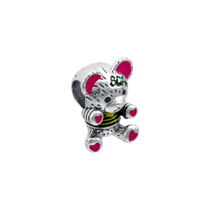 Berloque Moments em Prata 925 Urso - PL17867